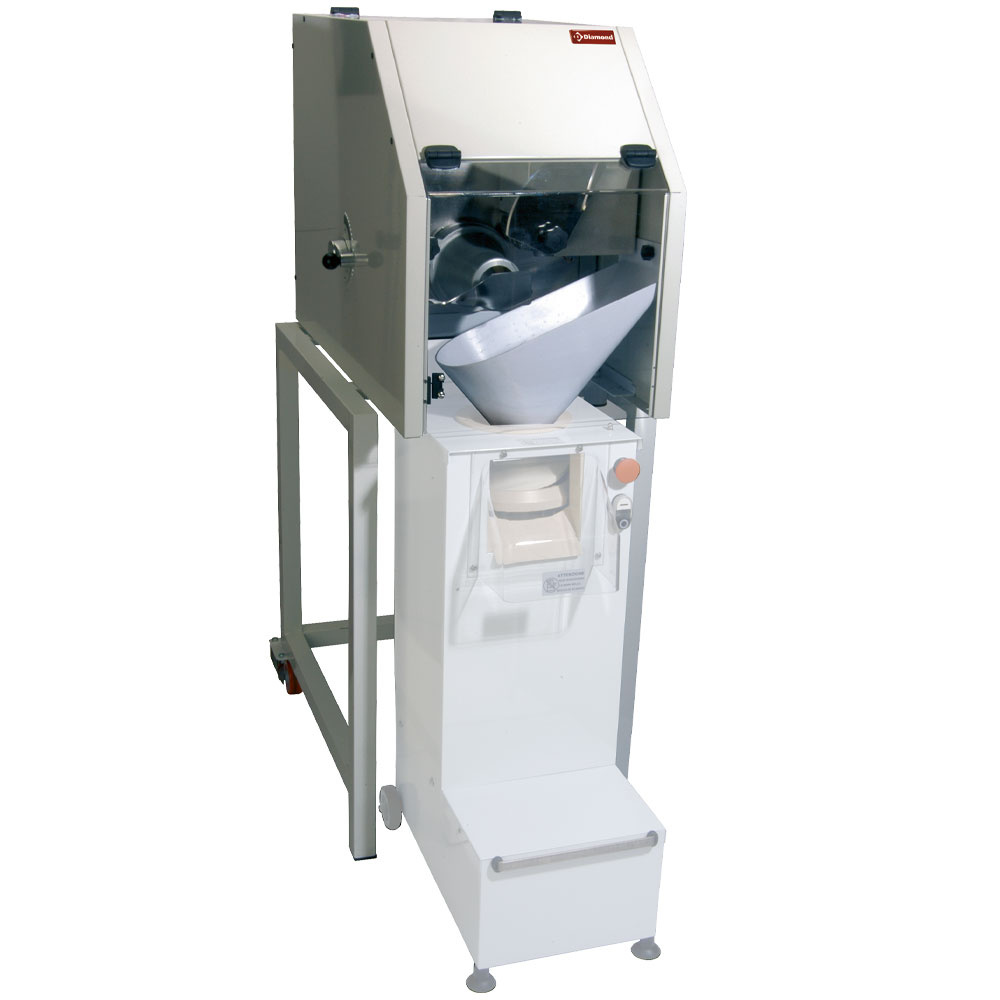 Teigportioniermaschine 2400/800Stk./Std., 50/300g Untergestell und Trichter